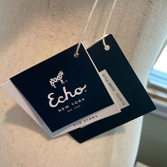 NWT Echo Womens Side Tie Printed Beachwear Swim Bottom and Top Sz. Small - Picture 10 of 10